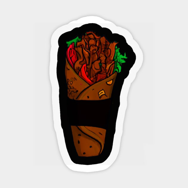 Doner Kebab Sticker by Imutobi